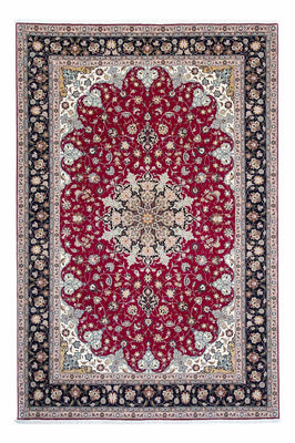 Tapis persan - Tabriz - Royal - 307 x 204 cm - rouge foncé