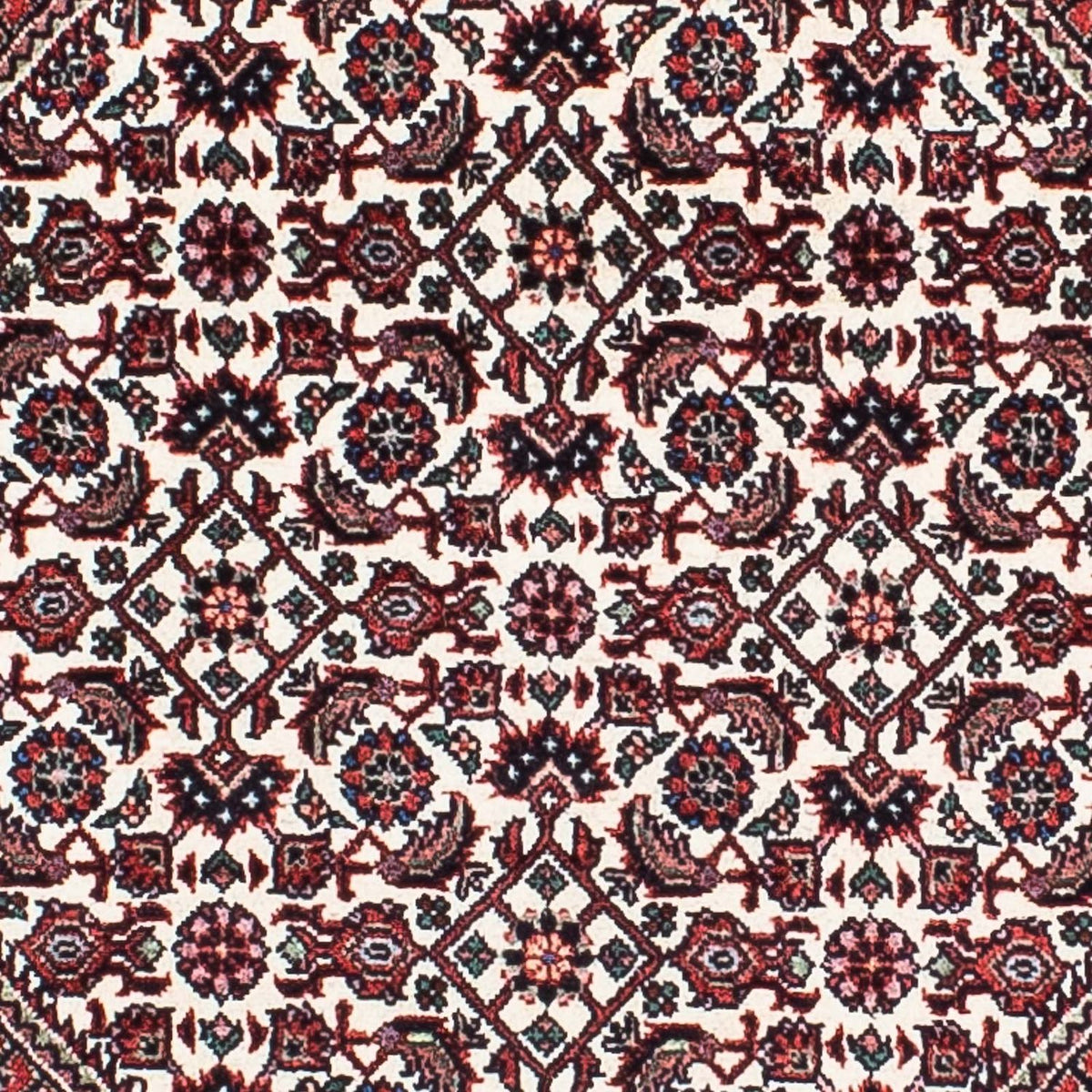 Tapis persan - Bidjar - 217 x 131 cm - rouge