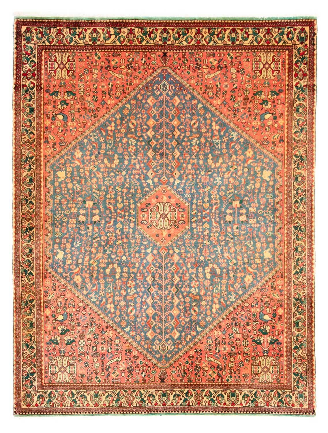 Tapis persan - Nomadic - 200 x 153 cm - rouge clair