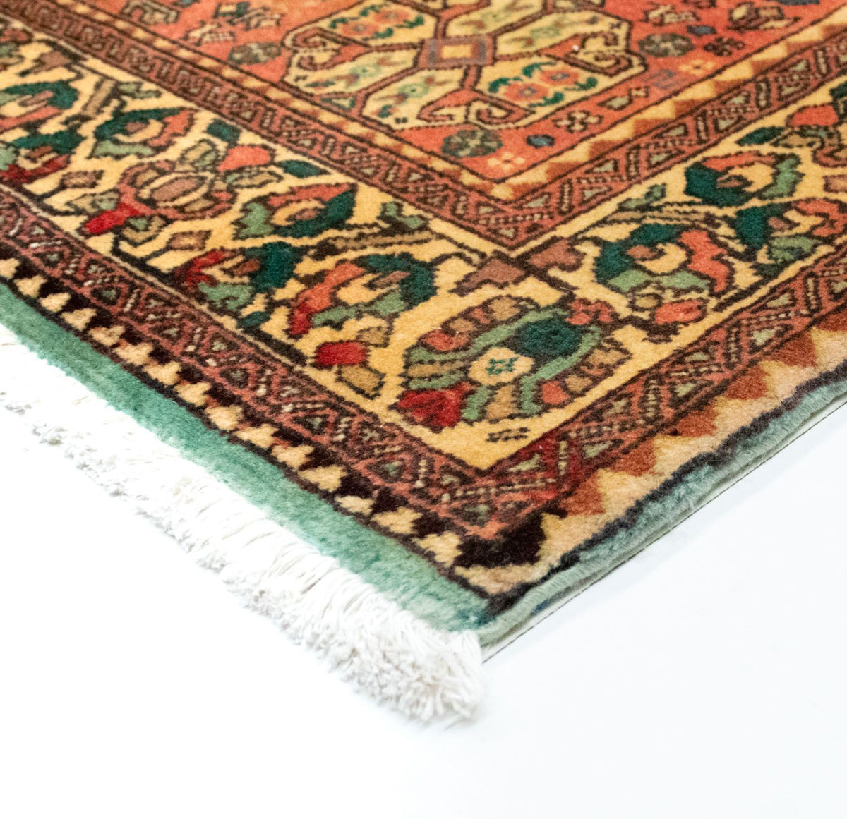 Tapis persan - Nomadic - 200 x 153 cm - rouge clair