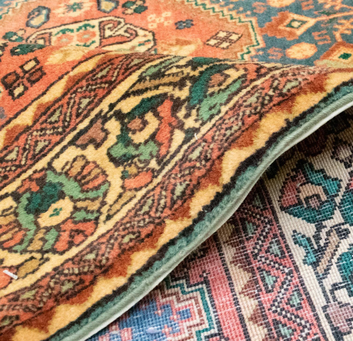 Tapis persan - Nomadic - 200 x 153 cm - rouge clair