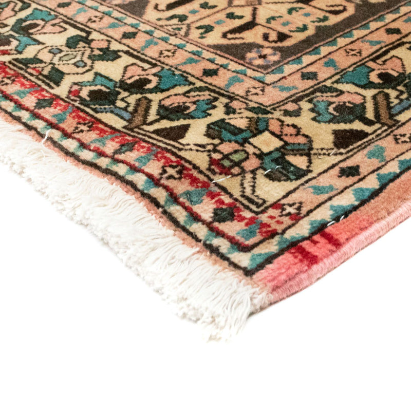 Tapis persan - Nomadic - 198 x 160 cm - rouge clair