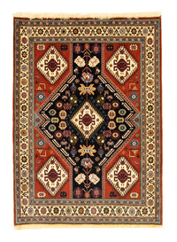 Tapis persan - Nomadic - 154 x 107 cm - bleu foncé