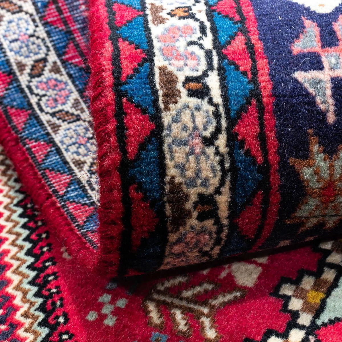 Tapis persan - Nomadic - 150 x 97 cm - rouge