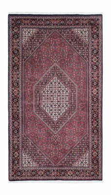 Tapis de couloir Tapis persan - Bidjar - 225 x 128 cm - rouge clair