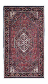Tapis de couloir Tapis persan - Bidjar - 225 x 128 cm - rouge clair