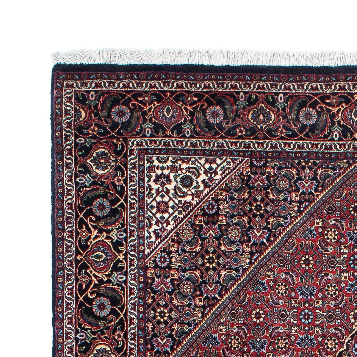 Tapis de couloir Tapis persan - Bidjar - 225 x 128 cm - rouge clair