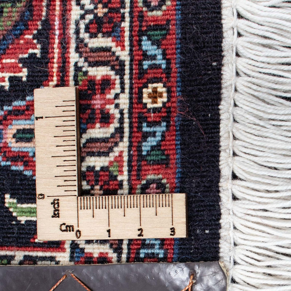 Tapis de couloir Tapis persan - Bidjar - 225 x 128 cm - rouge clair