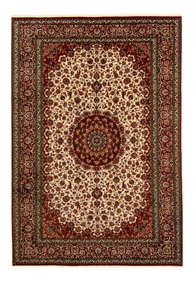 Tapis persan - Ghom - 358 x 244 cm - rouge foncé