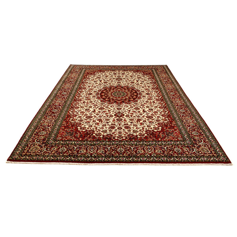 Tapis persan - Ghom - 358 x 244 cm - rouge foncé