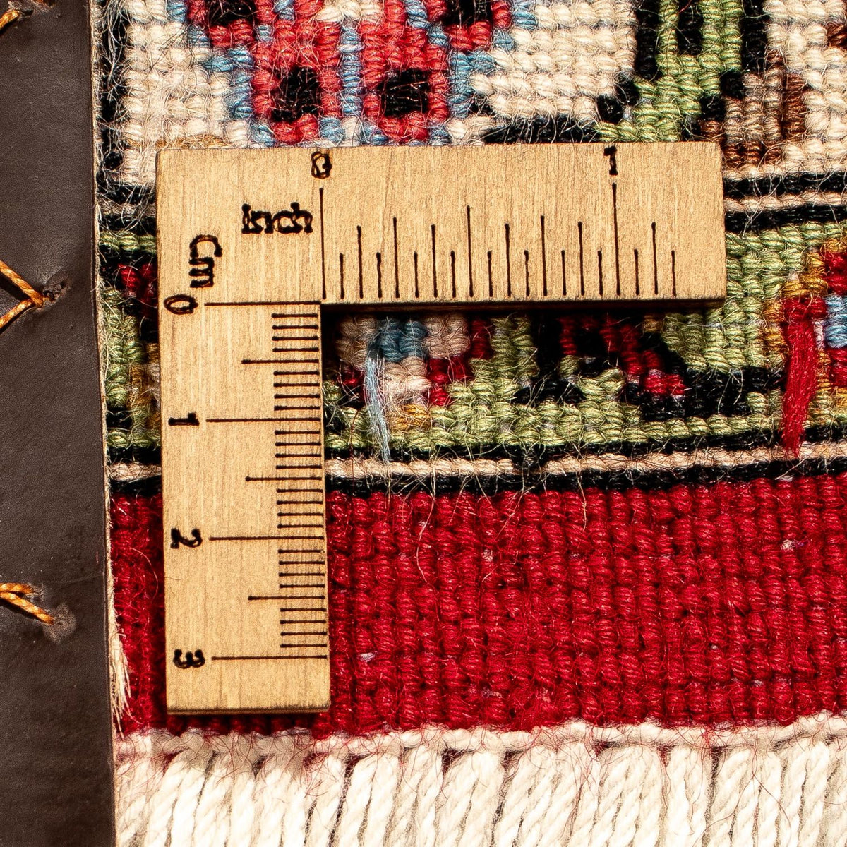 Tapis persan - Ghom - 358 x 244 cm - rouge foncé