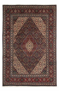 Tapis persan - Tabriz - Royal - 300 x 197 cm - bleu foncé
