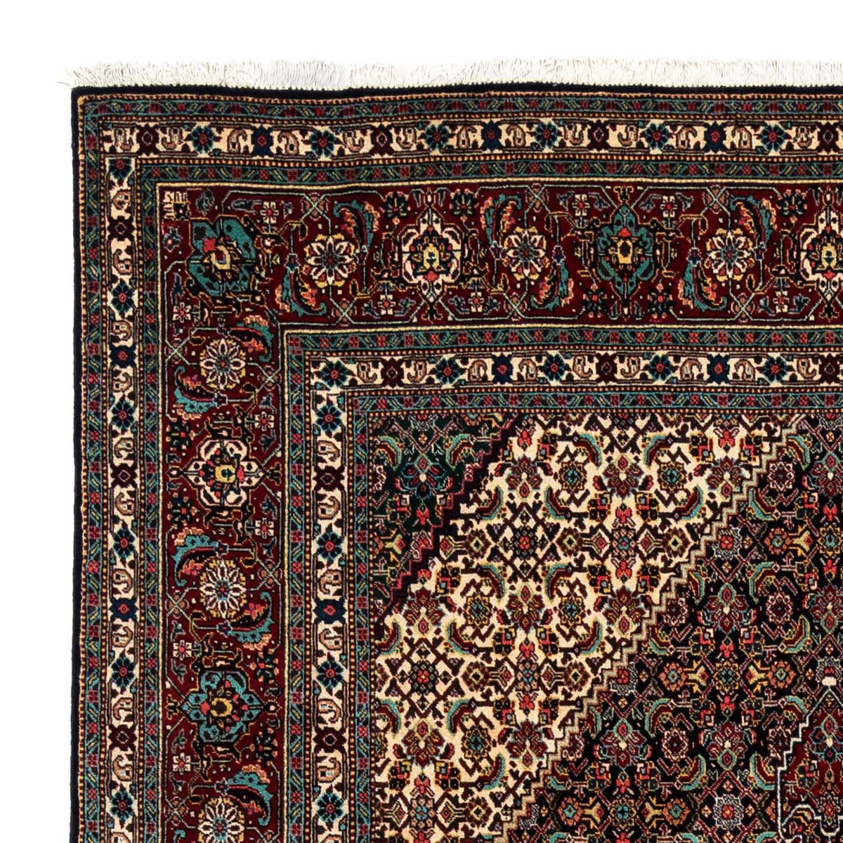 Tapis persan - Tabriz - Royal - 300 x 197 cm - bleu foncé