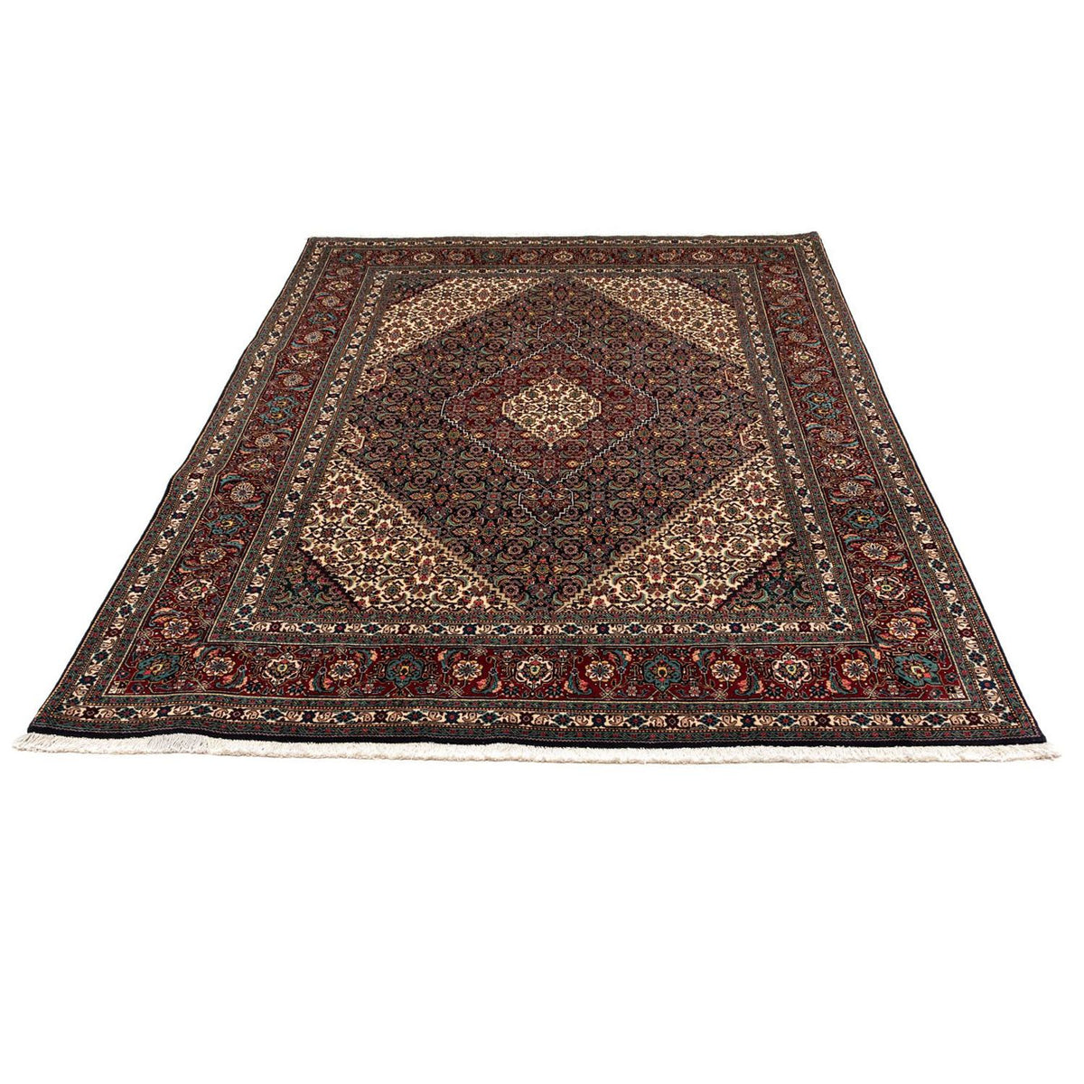 Tapis persan - Tabriz - Royal - 300 x 197 cm - bleu foncé