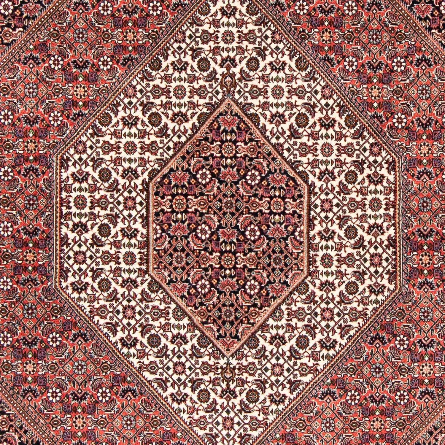 Tapis persan - Bidjar - 227 x 171 cm - rouge clair
