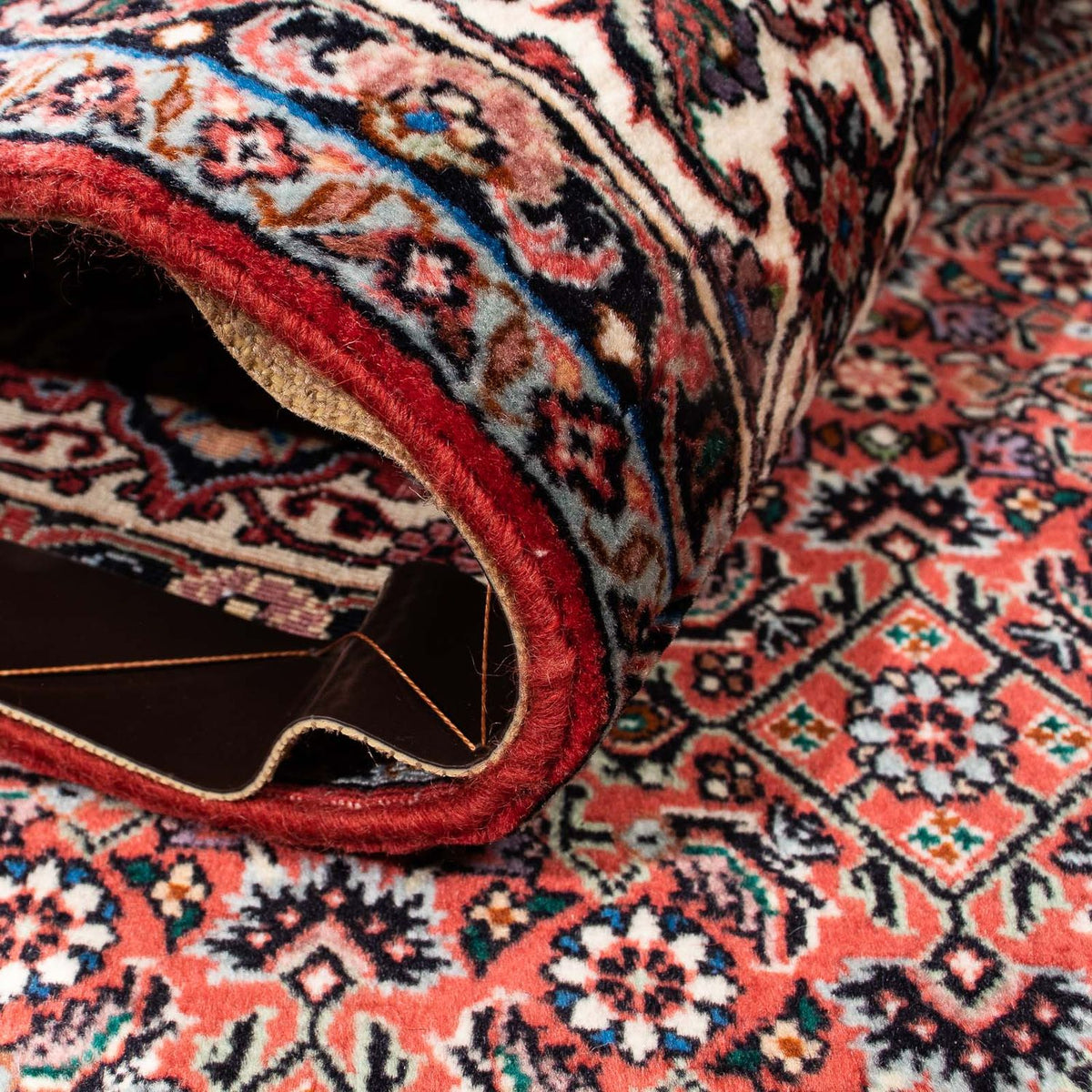 Tapis persan - Bidjar - 227 x 171 cm - rouge clair