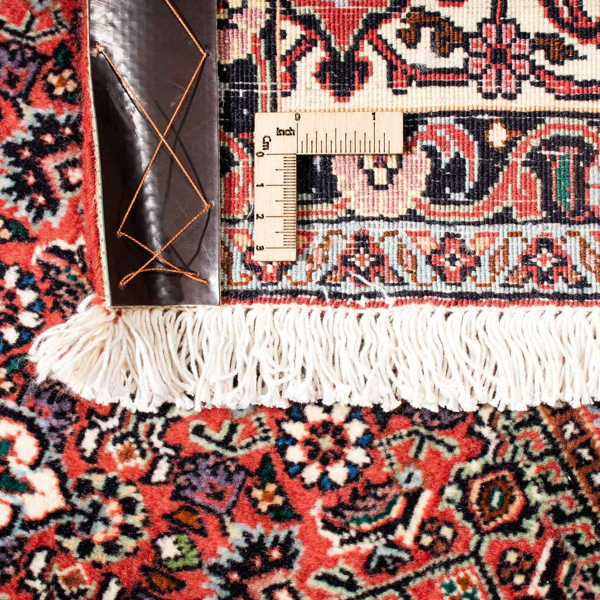 Tapis persan - Bidjar - 227 x 171 cm - rouge clair