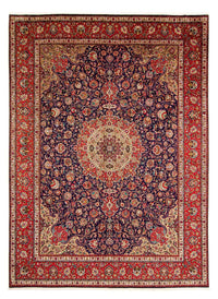 Tapis persan - Tabriz - 395 x 297 cm - rouge clair