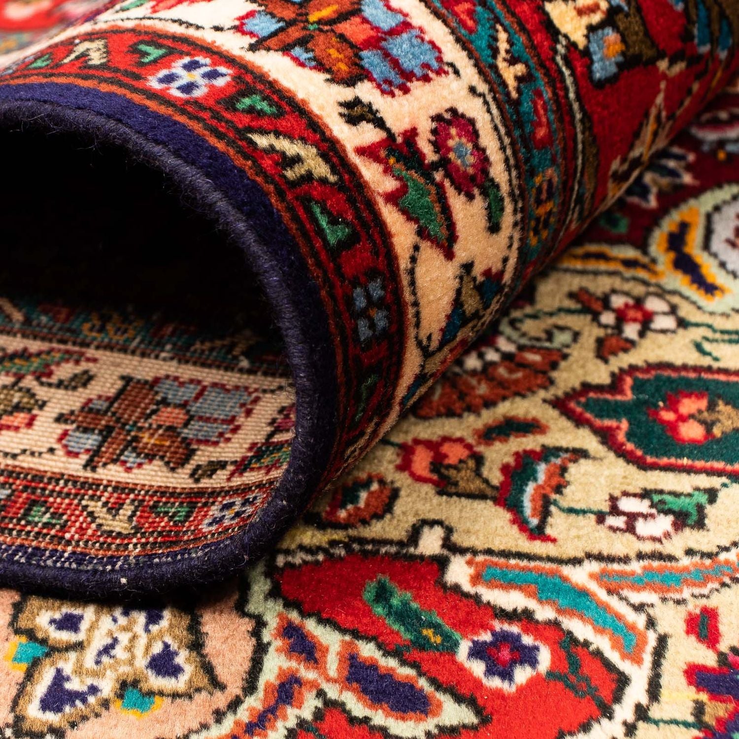 Tapis persan - Tabriz - 395 x 297 cm - rouge clair