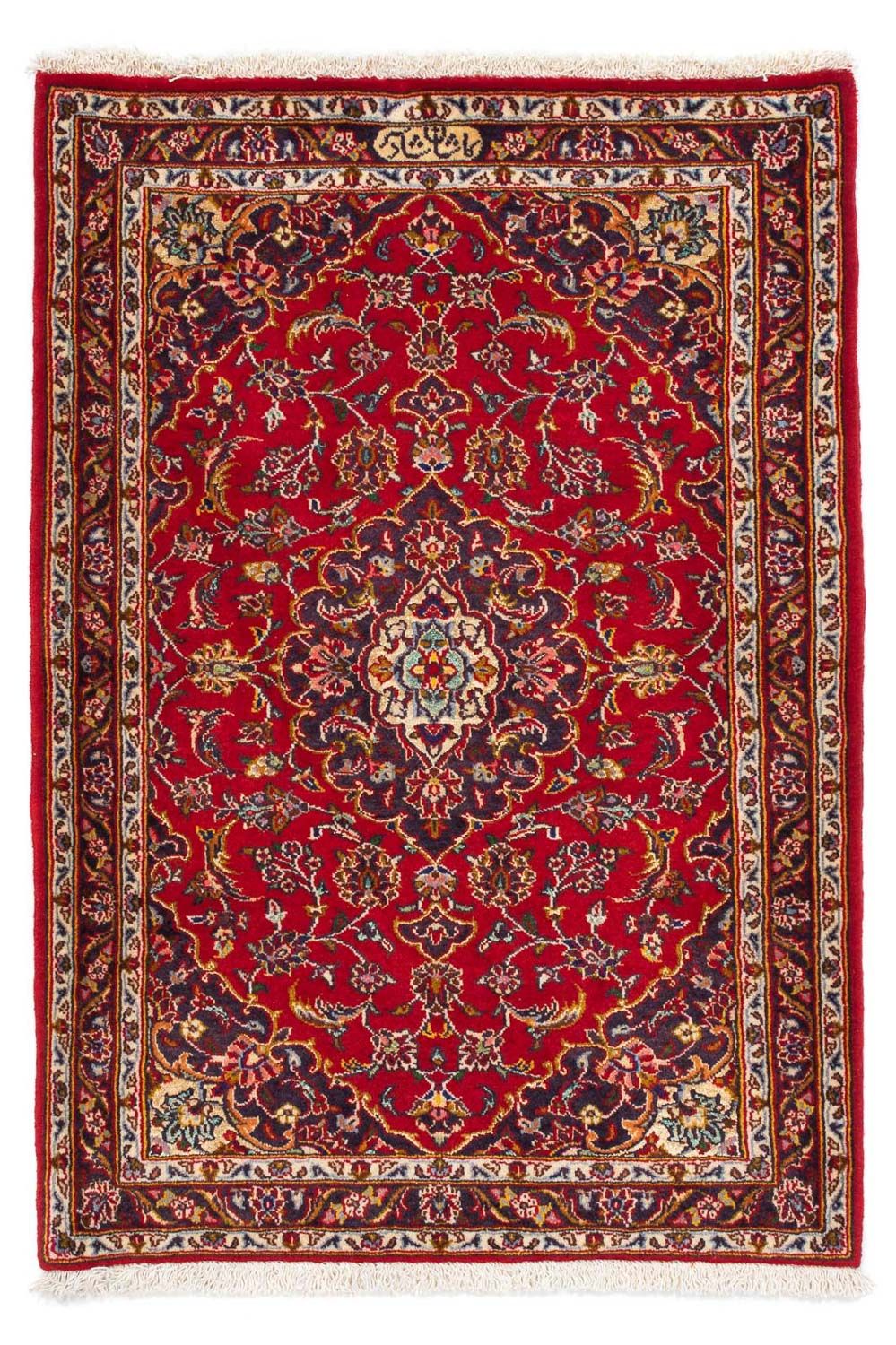Tapis persan - Keshan - 118 x 79 cm - rouge