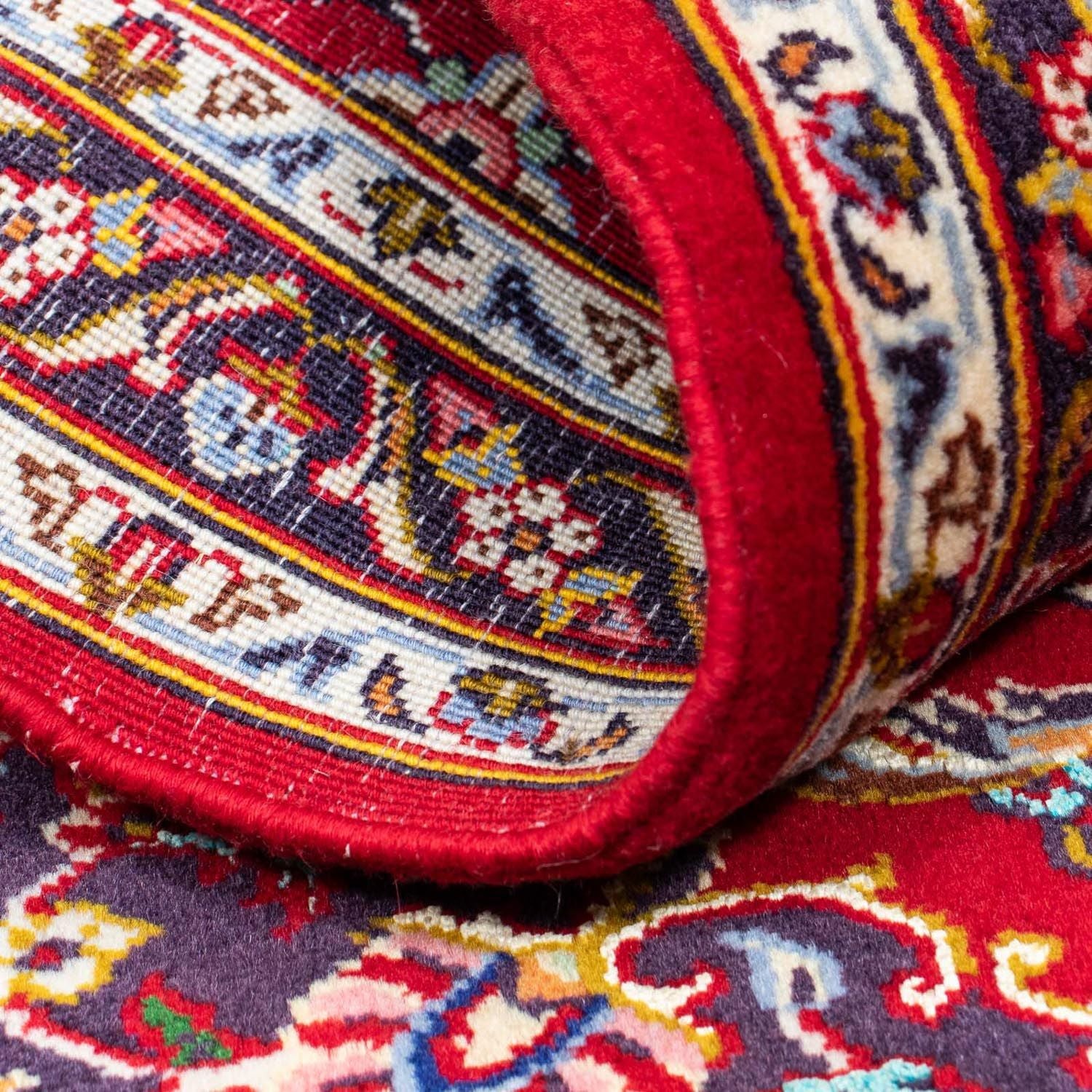 Tapis persan - Keshan - 118 x 79 cm - rouge