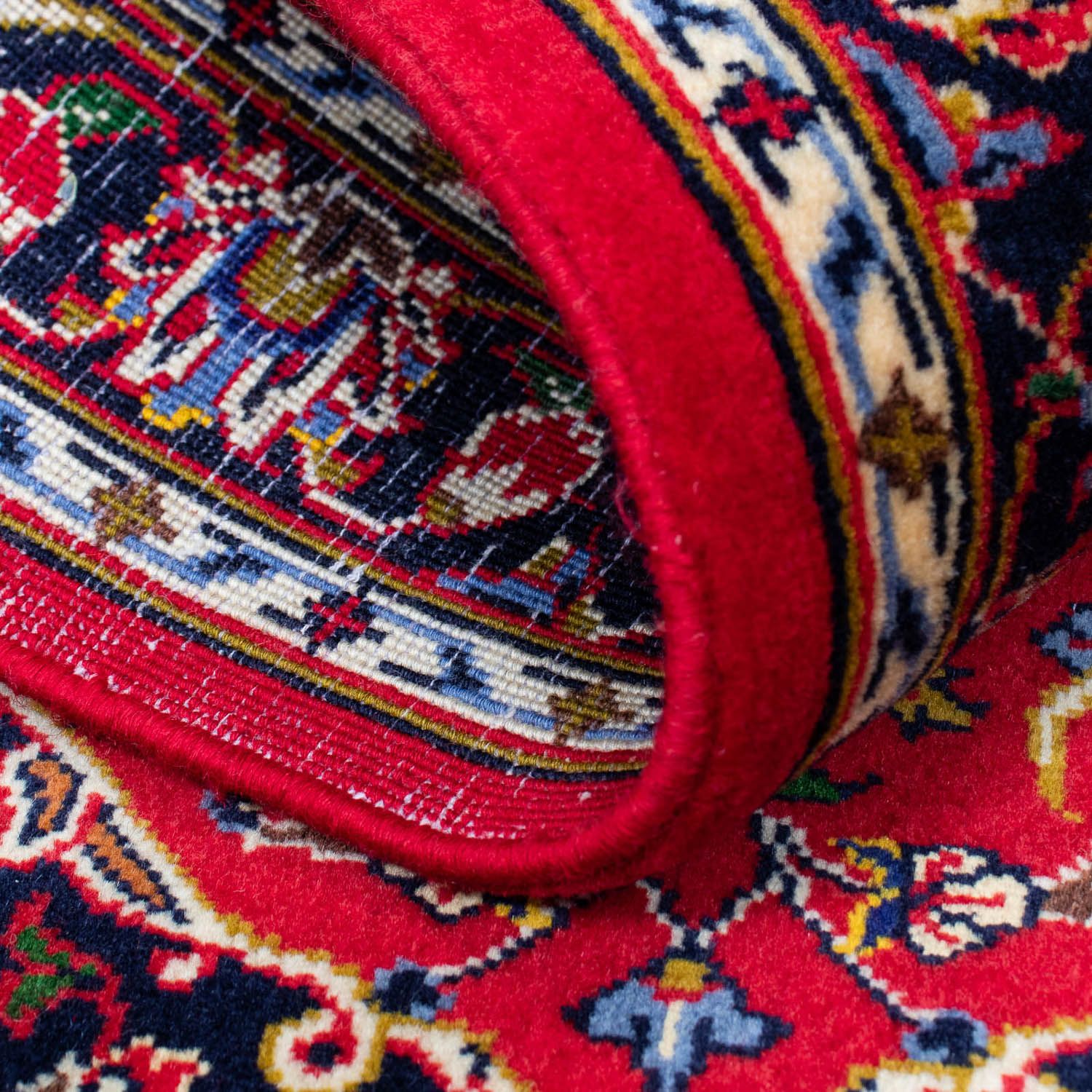 Tapis persan - Keshan - 113 x 73 cm - rouge
