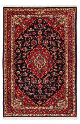 Tapis persan - Keshan - 121 x 79 cm - bleu foncé