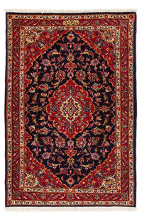 Tapis persan - Keshan - 121 x 79 cm - bleu foncé