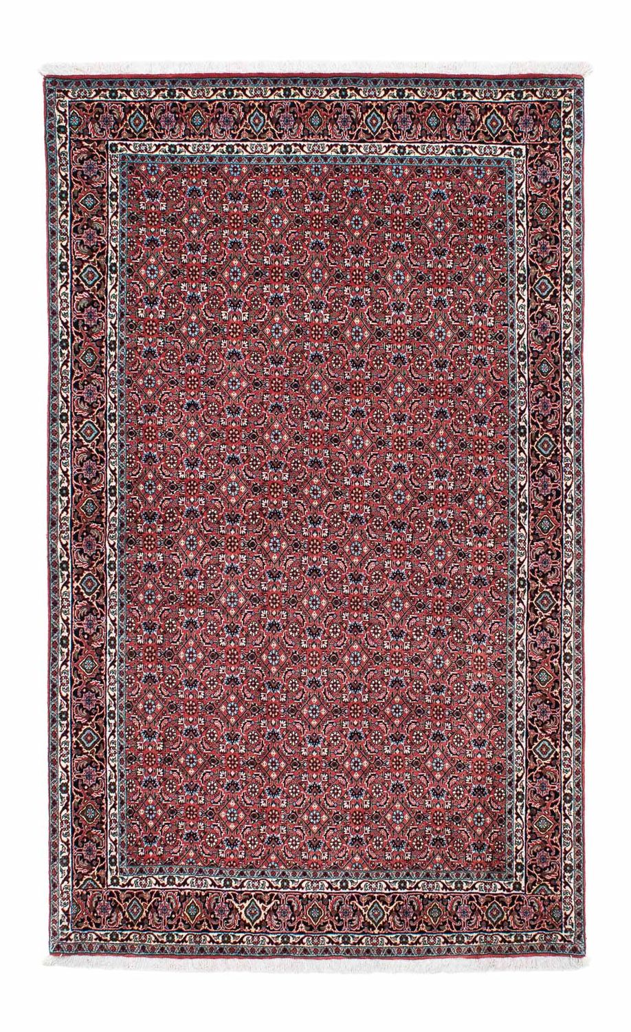 Tapis persan - Bidjar - 213 x 133 cm - rouge clair