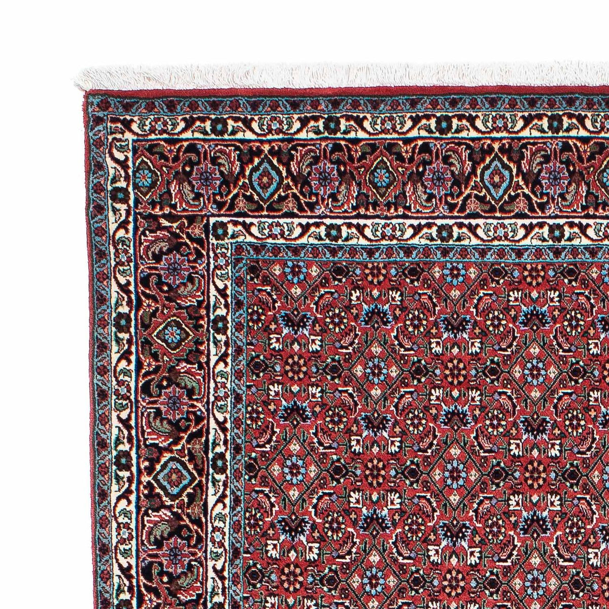 Tapis persan - Bidjar - 213 x 133 cm - rouge clair