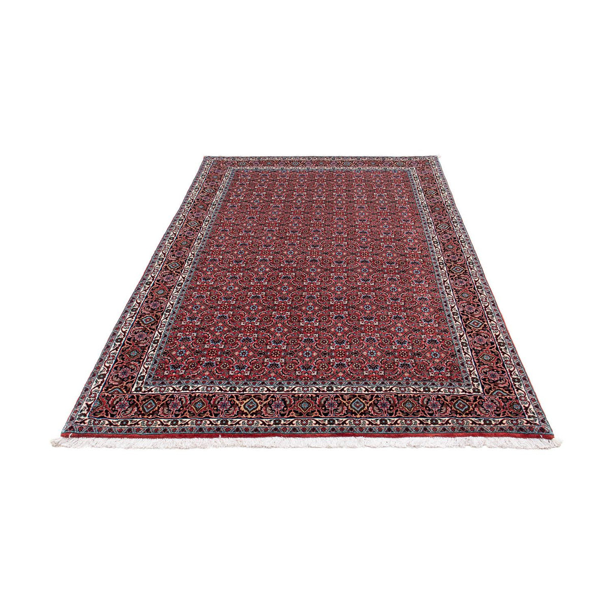 Tapis persan - Bidjar - 213 x 133 cm - rouge clair