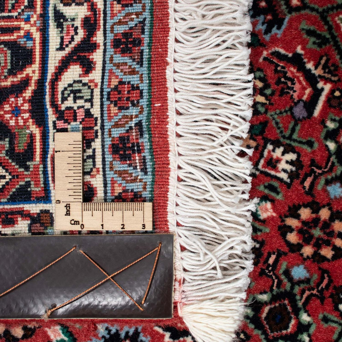 Tapis persan - Bidjar - 213 x 133 cm - rouge clair