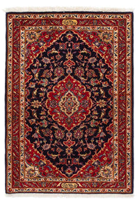 Tapis persan - Keshan - 119 x 80 cm - bleu foncé