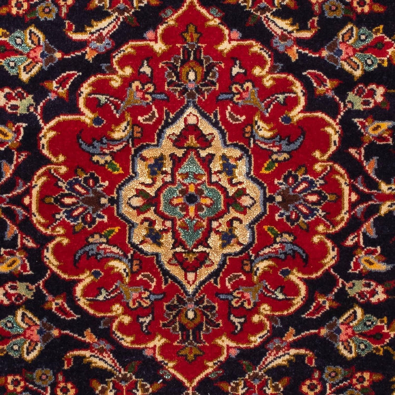 Tapis persan - Keshan - 119 x 80 cm - bleu foncé