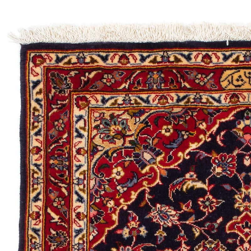 Tapis persan - Keshan - 119 x 80 cm - bleu foncé