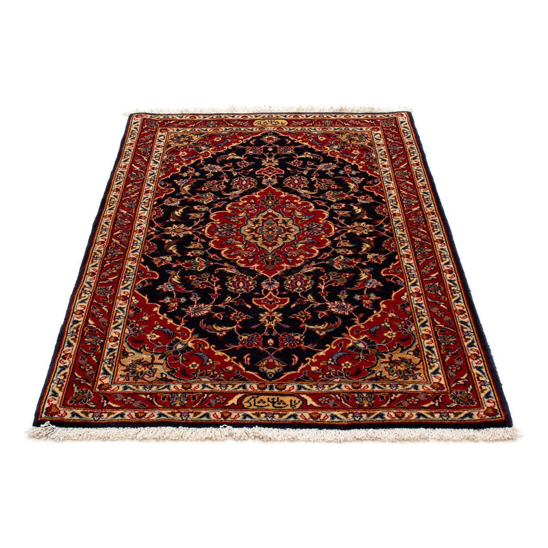 Tapis persan - Keshan - 119 x 80 cm - bleu foncé