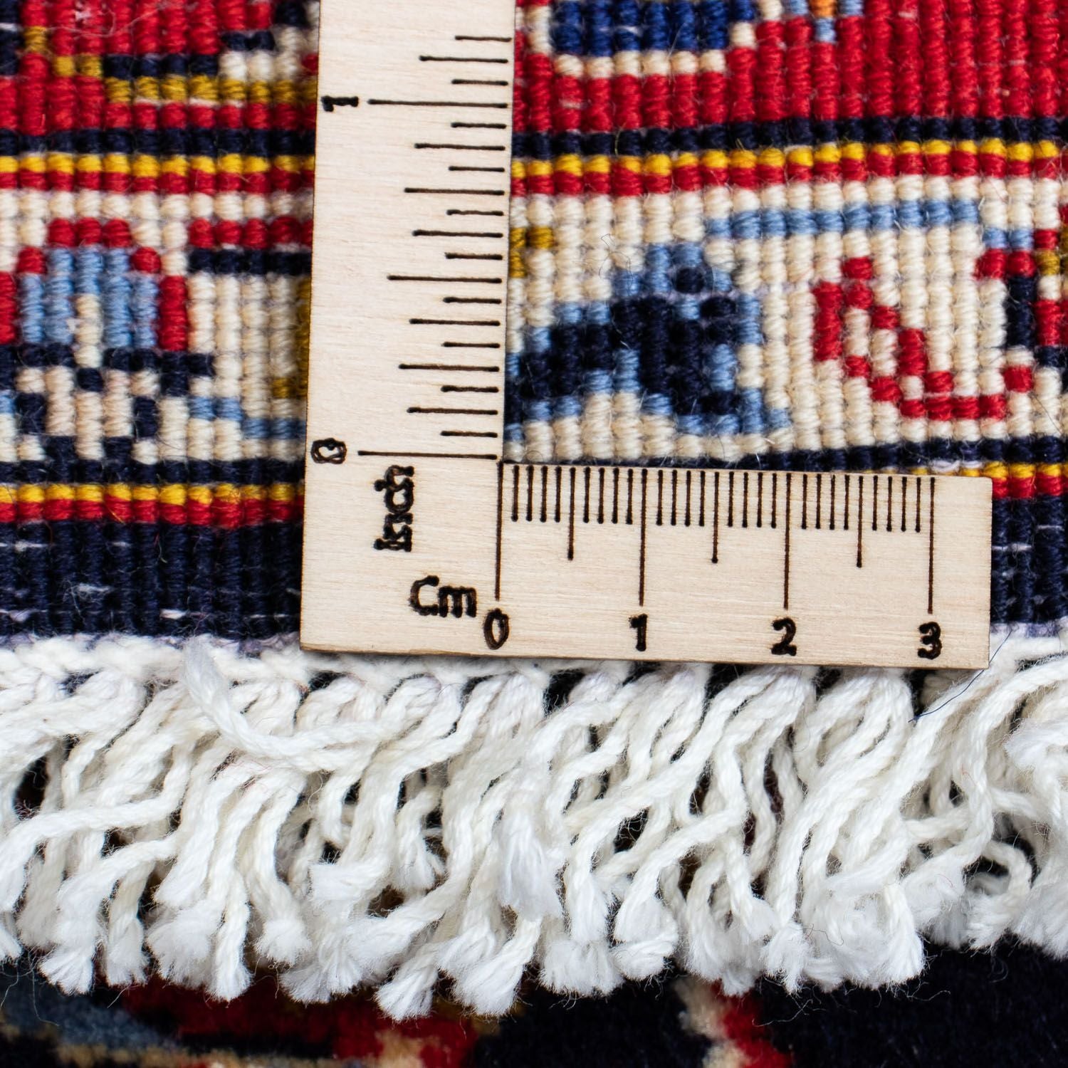 Tapis persan - Keshan - 116 x 80 cm - bleu foncé