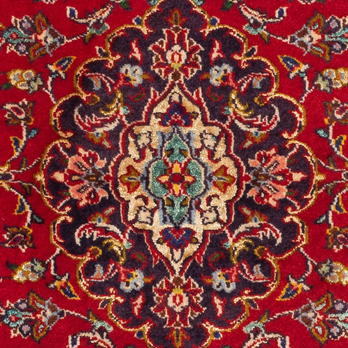Tapis persan - Keshan - 118 x 78 cm - rouge