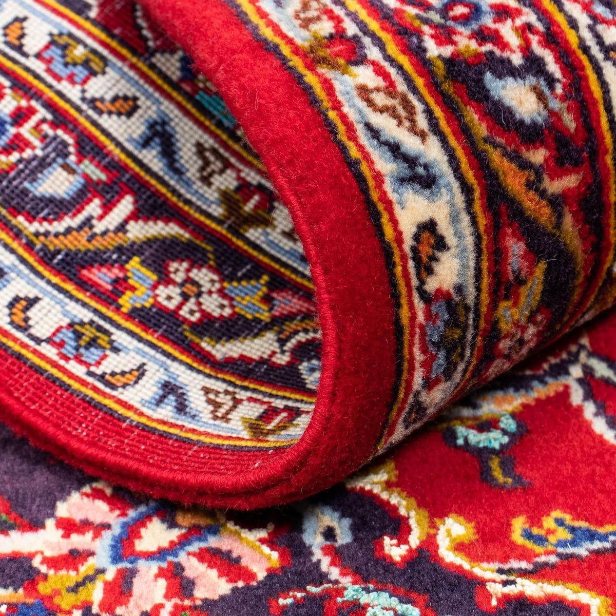 Tapis persan - Keshan - 118 x 78 cm - rouge