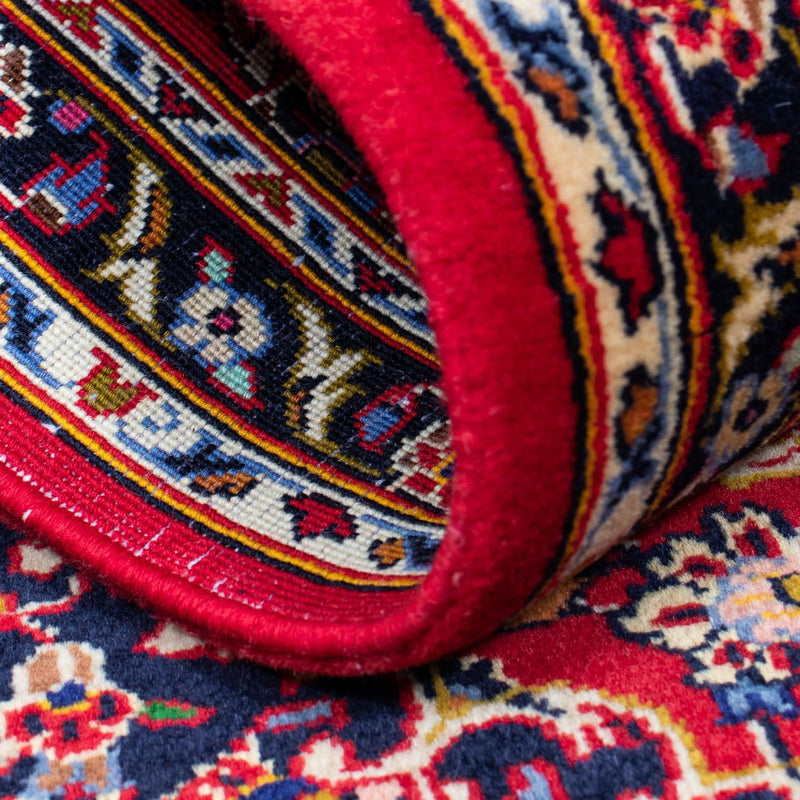 Tapis persan - Keshan - 126 x 70 cm - rouge foncé