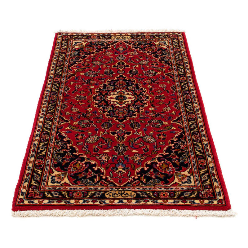 Tapis persan - Keshan - 126 x 70 cm - rouge foncé