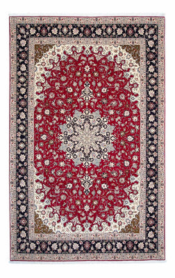 Tapis persan - Tabriz - Royal - 318 x 205 cm - rouge foncé