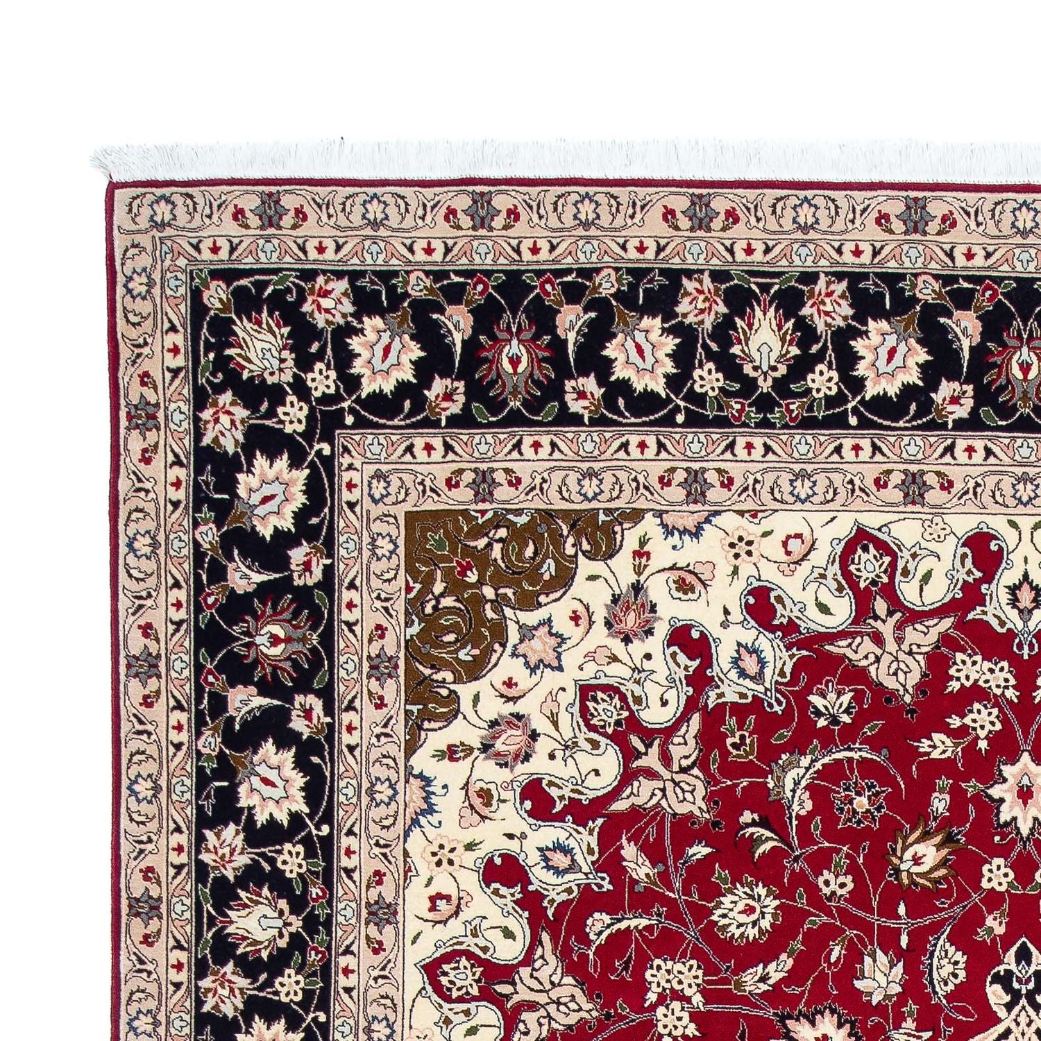 Tapis persan - Tabriz - Royal - 318 x 205 cm - rouge foncé