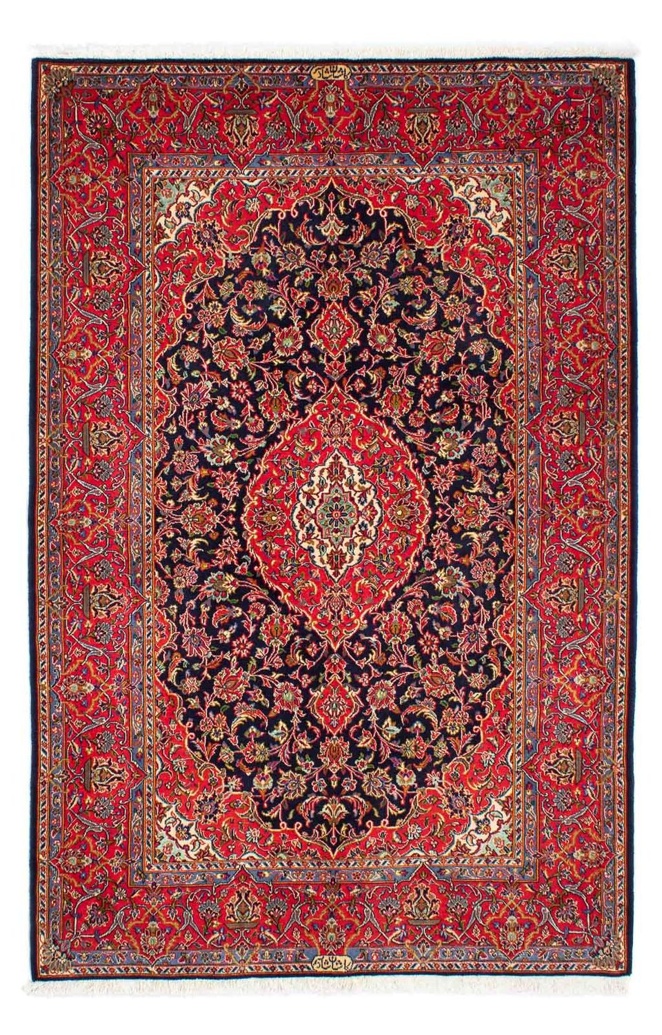 Tapis persan - Keshan - 220 x 144 cm - rouge