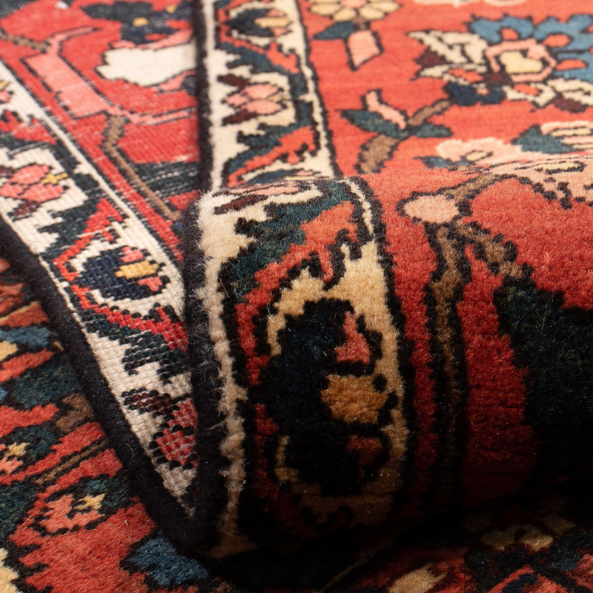 Tapis persan - Nomadic - 360 x 257 cm - rouge foncé