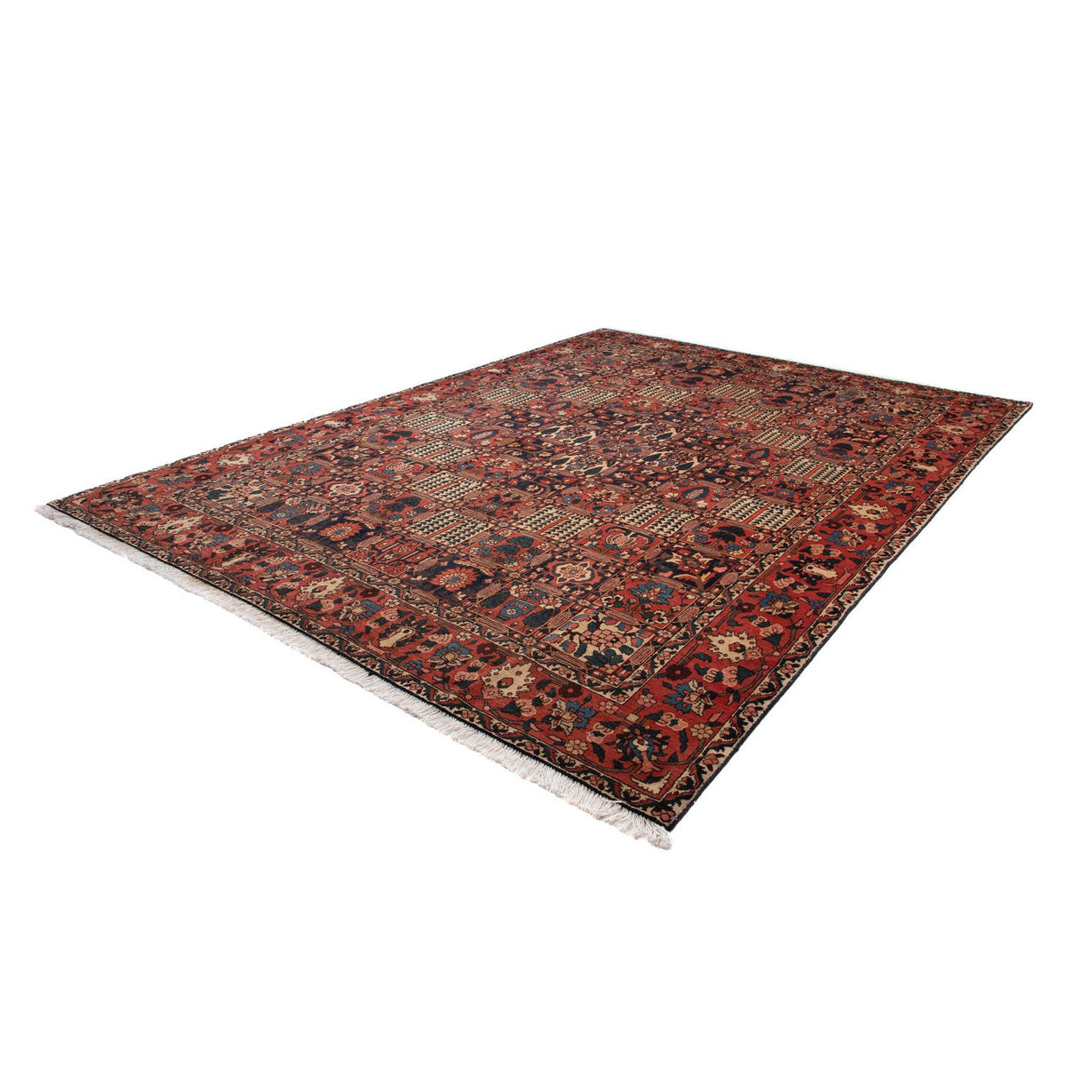 Tapis persan - Nomadic - 360 x 257 cm - rouge foncé