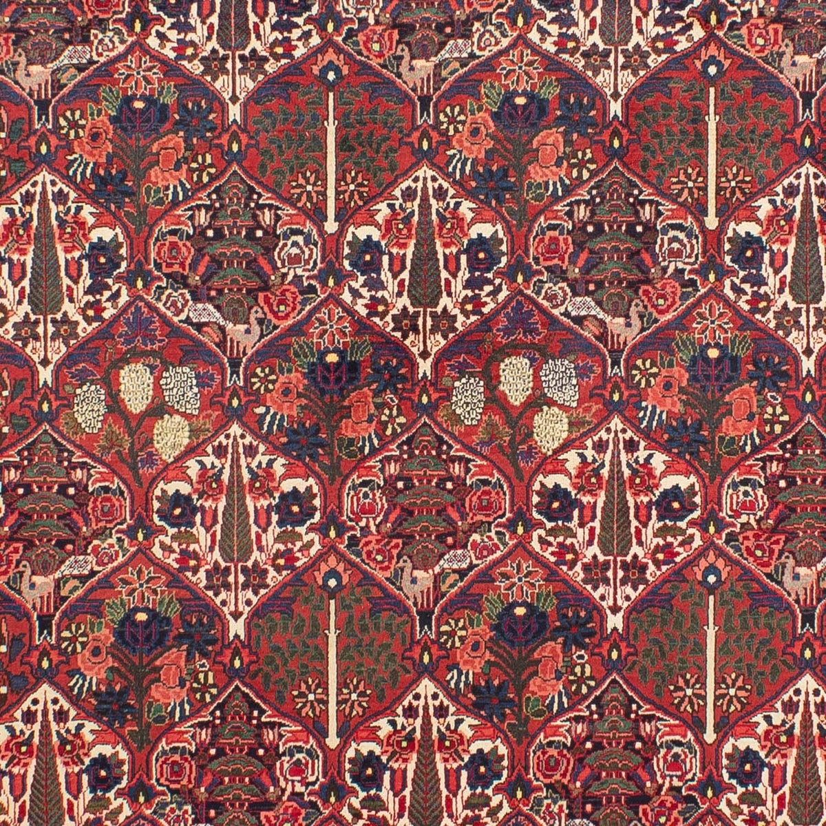Tapis persan - Nomadic - 323 x 210 cm - rouge foncé