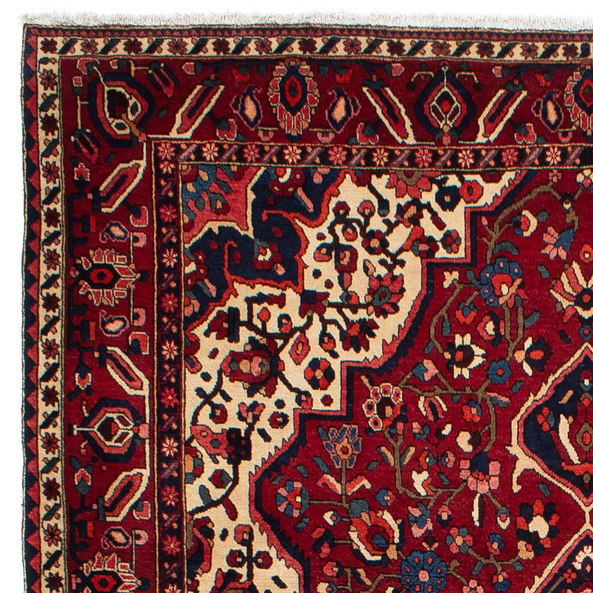 Tapis persan - Nomadic - 322 x 216 cm - rouge foncé