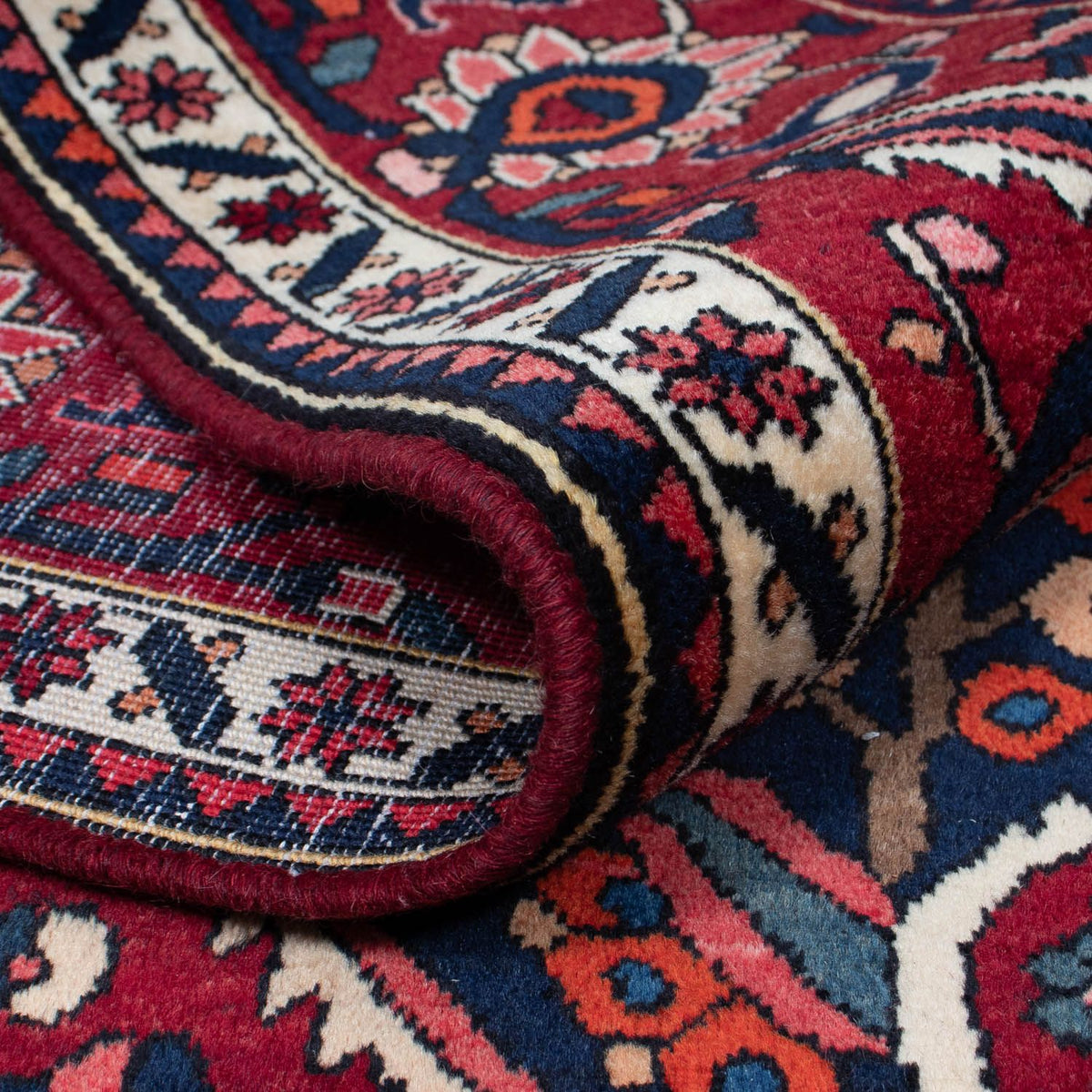 Tapis persan - Nomadic - 322 x 216 cm - rouge foncé