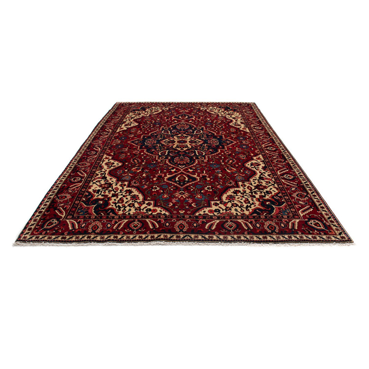 Tapis persan - Nomadic - 322 x 216 cm - rouge foncé